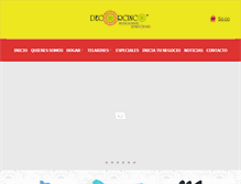 Tablet Screenshot of decorcinco.com